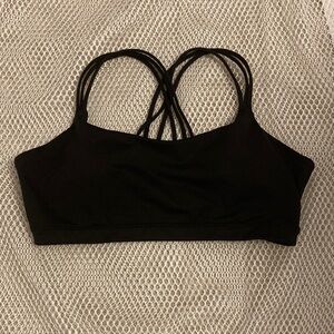 GAP Black Strappy Sports Bra